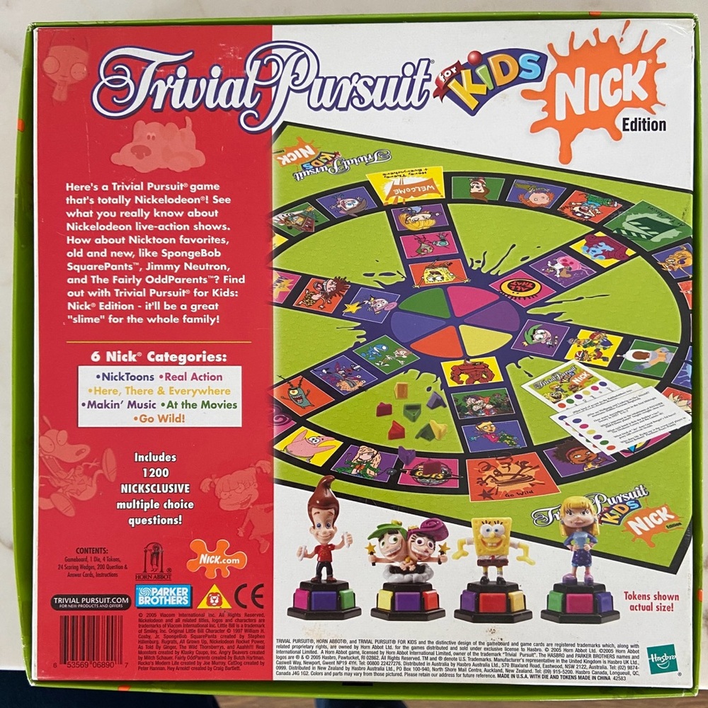 Trivial Pursuit for Kids Nick Edition - Picture 8 of 9